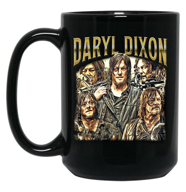 Limited Daryl Dixon Vintage Gift for Woman and Man Black Coffee Mug, Gift Coffee Mug - Black