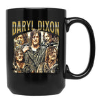 Limited Daryl Dixon Vintage Gift for Woman and Man Black Coffee Mug, Gift Coffee Mug