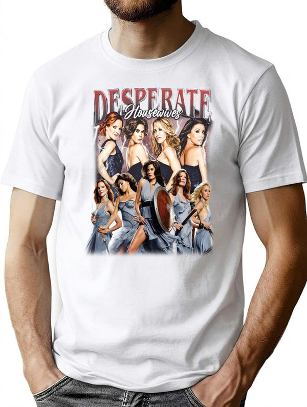 Limited Desperate Housewives Vintage Shirt Gift for Woman and Man Premium Heavyweight Cotton T-Shirt - White