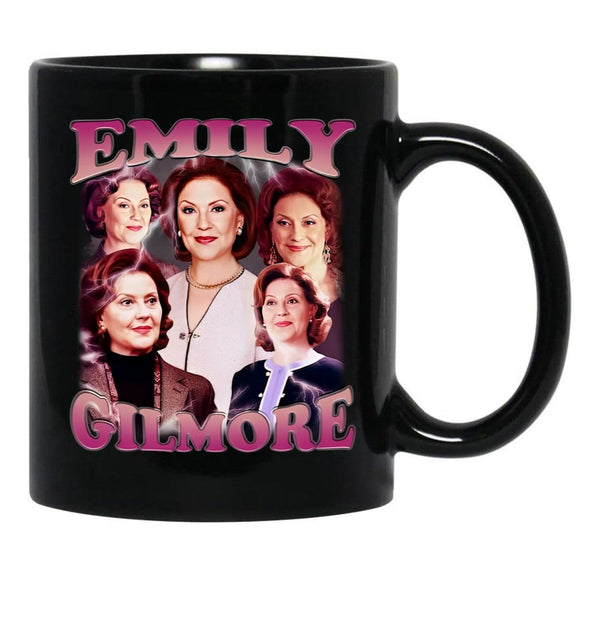 Limited Emily Gilmore Vintage Gift for Woman and Man Black Coffee Mug, Gift Coffee Mug - Black
