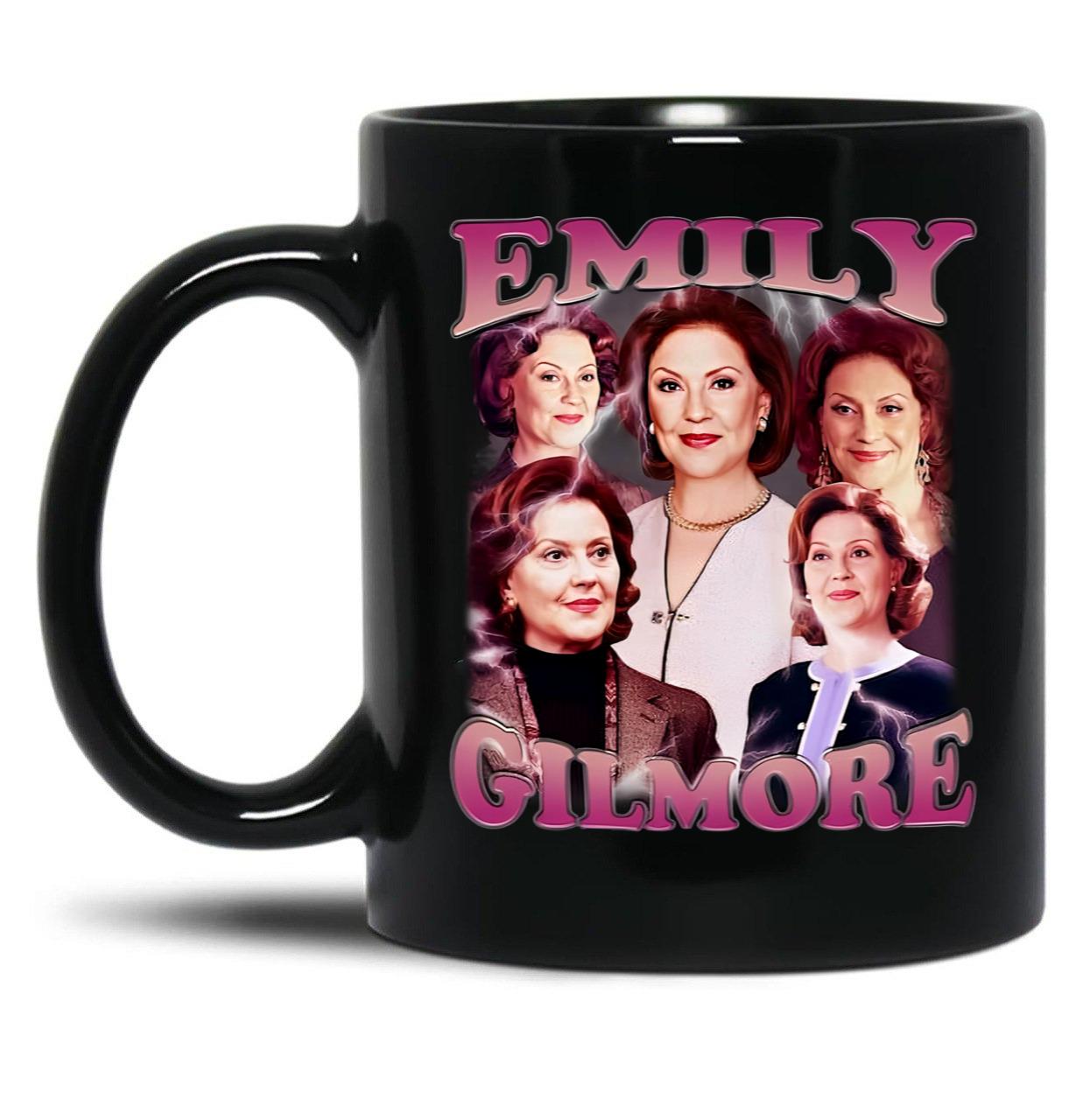 Limited Emily Gilmore Vintage Gift for Woman and Man Black Coffee Mug, Gift Coffee Mug