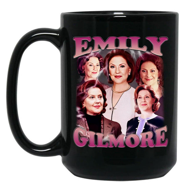 Limited Emily Gilmore Vintage Gift for Woman and Man Black Coffee Mug, Gift Coffee Mug - Black
