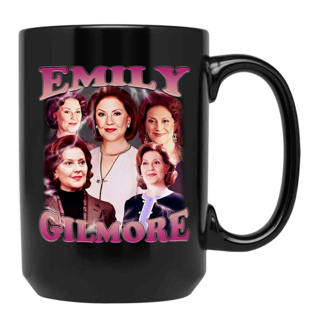 Limited Emily Gilmore Vintage Gift for Woman and Man Black Coffee Mug, Gift Coffee Mug