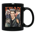 Limited Ewan Mitchell Vintage Gift for Woman and Man Black Coffee Mug, Gift Coffee Mug - Black