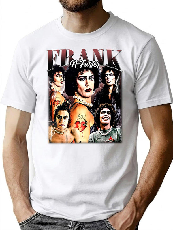 Limited Frank N Furter Vintage Shirt Gift for Woman and Man Premium Heavyweight Cotton T-Shirt - White