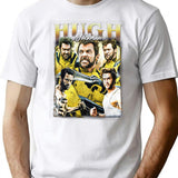 Limited Hugh Jackman Vintage Shirt Gift for Woman and Man Premium Heavyweight Cotton T-Shirt - White