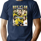 Limited Hugh Jackman Vintage Shirt Gift for Woman and Man Premium Heavyweight Cotton T-Shirt - Navy
