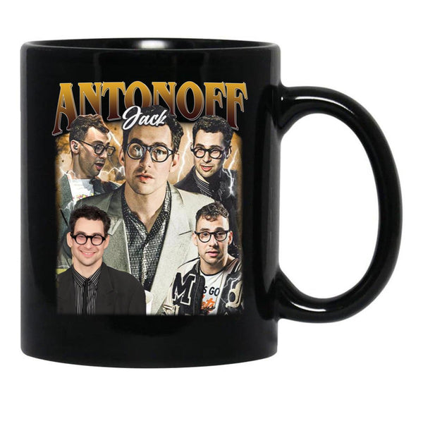 Limited Jack Antonoff Vintage Gift for Woman and Man Black Coffee Mug, Gift Coffee Mug - Black