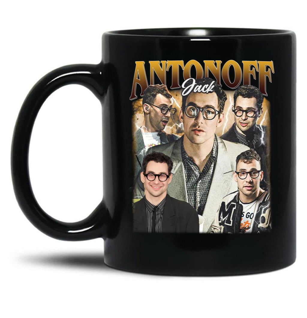 Limited Jack Antonoff Vintage Gift for Woman and Man Black Coffee Mug, Gift Coffee Mug