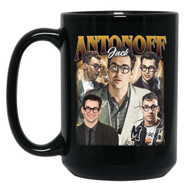 Limited Jack Antonoff Vintage Gift for Woman and Man Black Coffee Mug, Gift Coffee Mug - Black