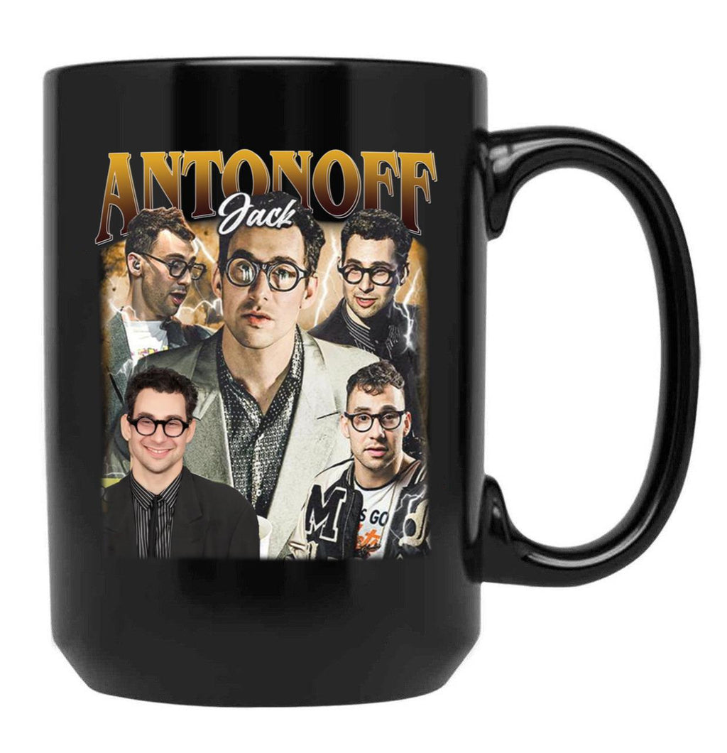 Limited Jack Antonoff Vintage Gift for Woman and Man Black Coffee Mug, Gift Coffee Mug