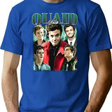 Limited Jack Quaid Vintage Shirt Gift for Woman and Man Premium Heavyweight Cotton T-Shirt - Blue