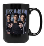 Limited Jess Mariano Vintage Gift for Woman and Man Black Coffee Mug, Gift Coffee Mug
