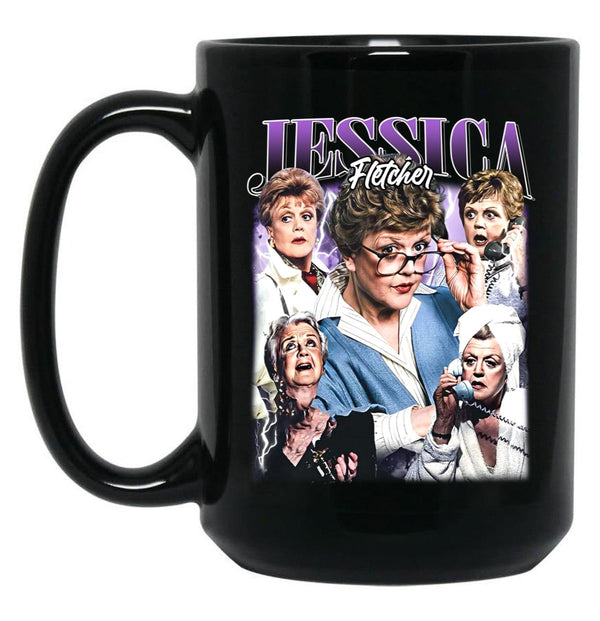 Limited Jessica Fletcher Vintage Gift for Woman and Man Black Coffee Mug, Gift Coffee Mug - Black