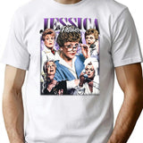 Limited Jessica Fletcher Vintage Shirt Gift for Woman and Man Premium Heavyweight Cotton T-Shirt - White