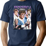 Limited Jessica Fletcher Vintage Shirt Gift for Woman and Man Premium Heavyweight Cotton T-Shirt - Navy
