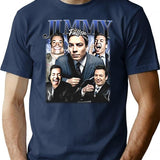 Limited Jimmy Fallon Vintage Shirt Gift for Woman and Man Premium Heavyweight Cotton T-Shirt - Navy