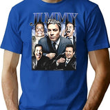 Limited Jimmy Fallon Vintage Shirt Gift for Woman and Man Premium Heavyweight Cotton T-Shirt - Blue