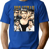 Limited Jonathan Bailey Vintage Shirt Gift for Woman and Man - Copy Premium Heavyweight Cotton T-Shirt - Blue