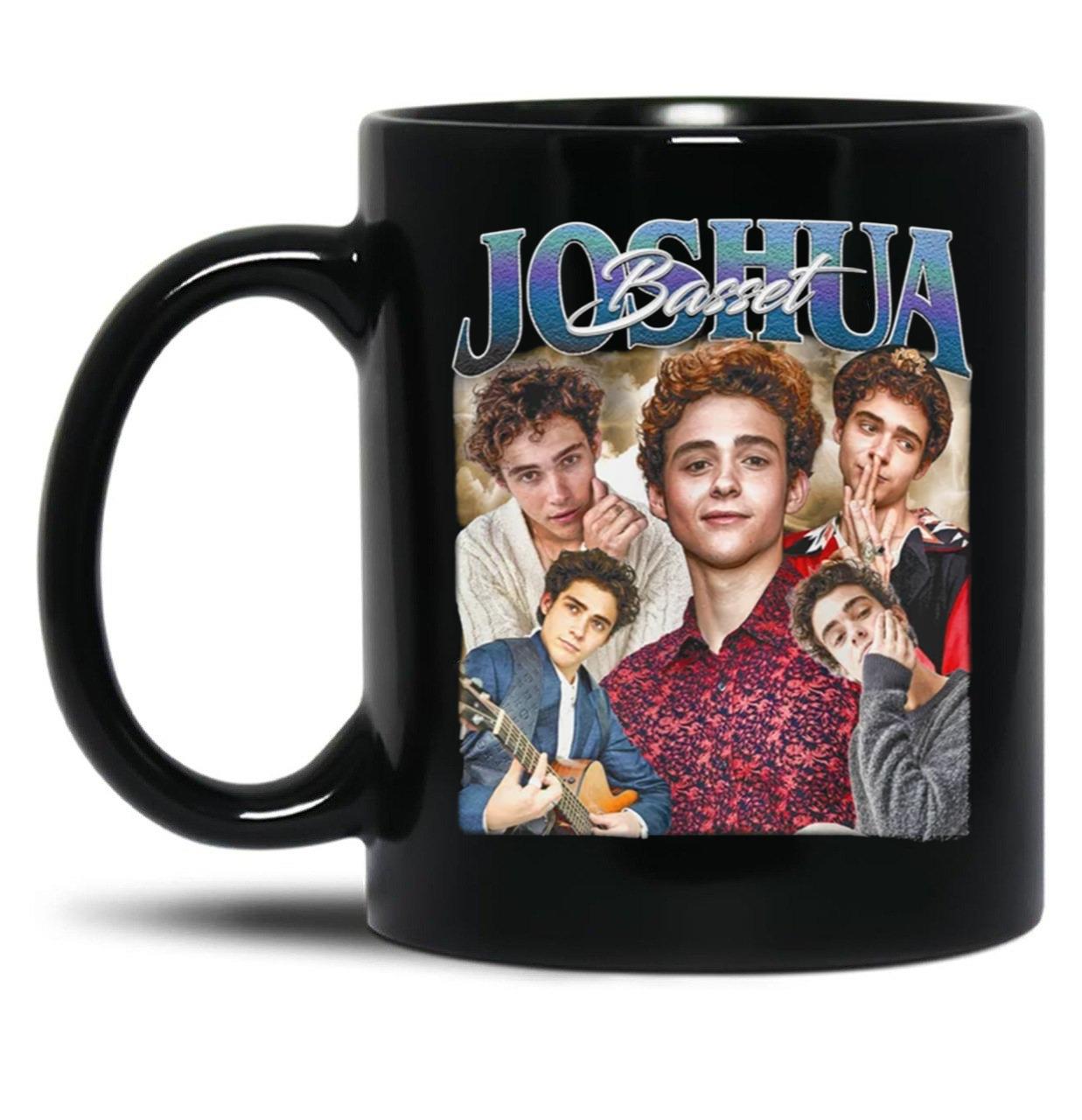 Limited Joshua Bassett Vintage Gift for Woman and Man Black Coffee Mug, Gift Coffee Mug