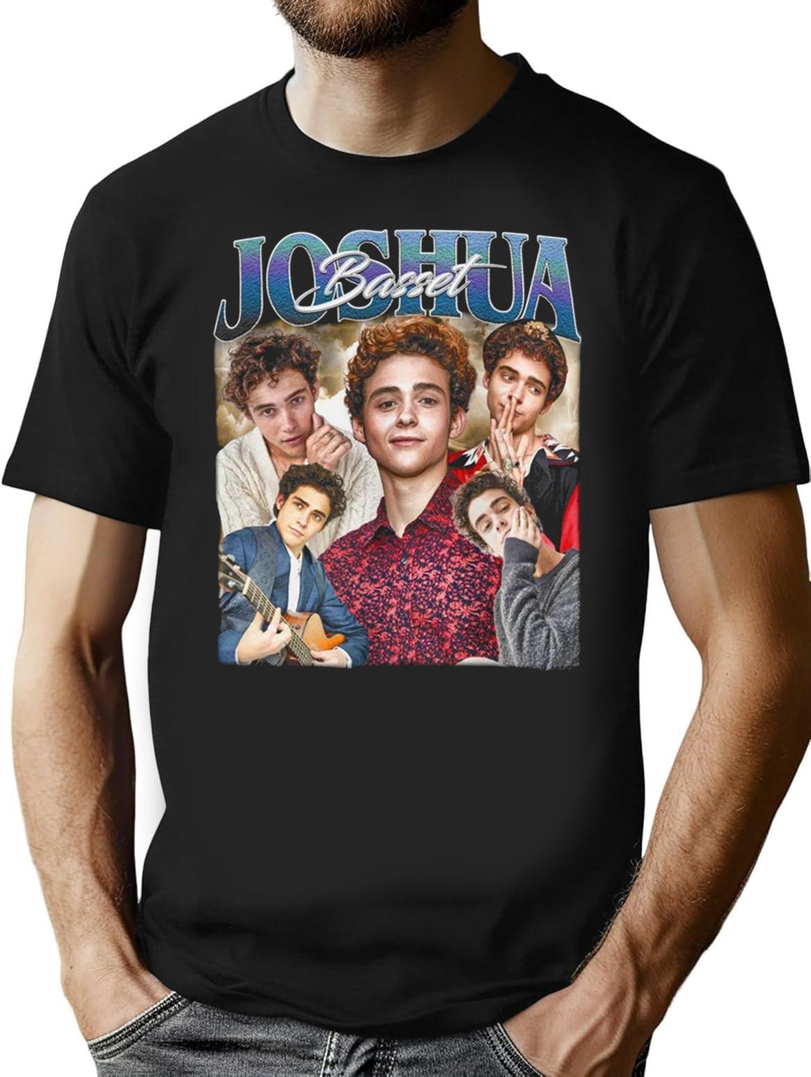 Limited Joshua Bassett Vintage Shirt Gift for Woman and Man Premium Heavyweight Cotton T-Shirt - Black