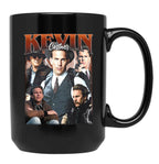 Limited Kevin Costner Vintage Gift for Woman and Man Black Coffee Mug, Gift Coffee Mug
