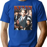 Limited Kevin Costner Vintage Shirt Gift for Woman and Man Premium Heavyweight Cotton T-Shirt - Blue