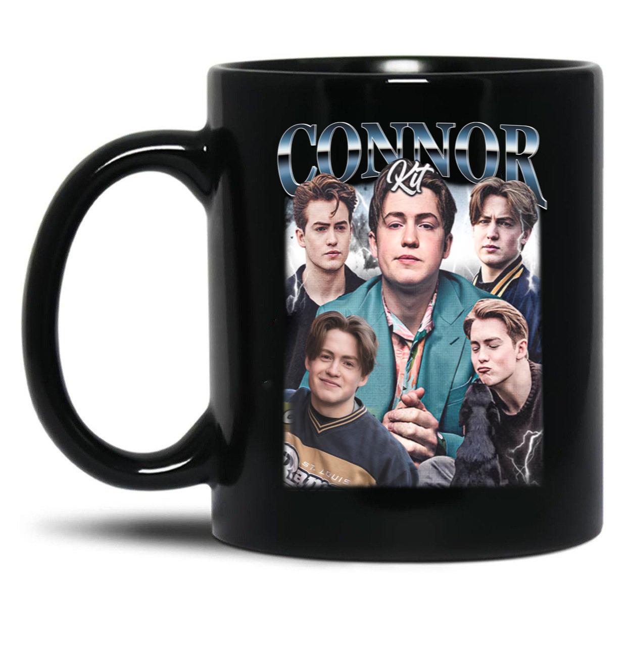 Limited Kit Connor Vintage Gift for Woman and Man Black Coffee Mug, Gift Coffee Mug