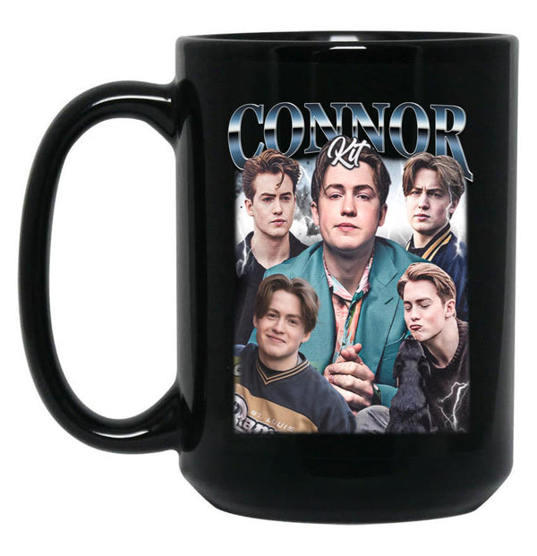 Limited Kit Connor Vintage Gift for Woman and Man Black Coffee Mug, Gift Coffee Mug - Black