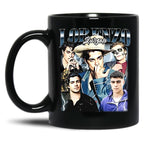 Limited Lorenzo Zurzolo Vintage Gift for Woman and Man Black Coffee Mug, Gift Coffee Mug