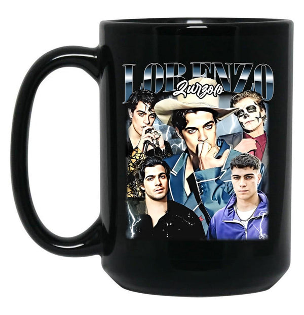 Limited Lorenzo Zurzolo Vintage Gift for Woman and Man Black Coffee Mug, Gift Coffee Mug - Black