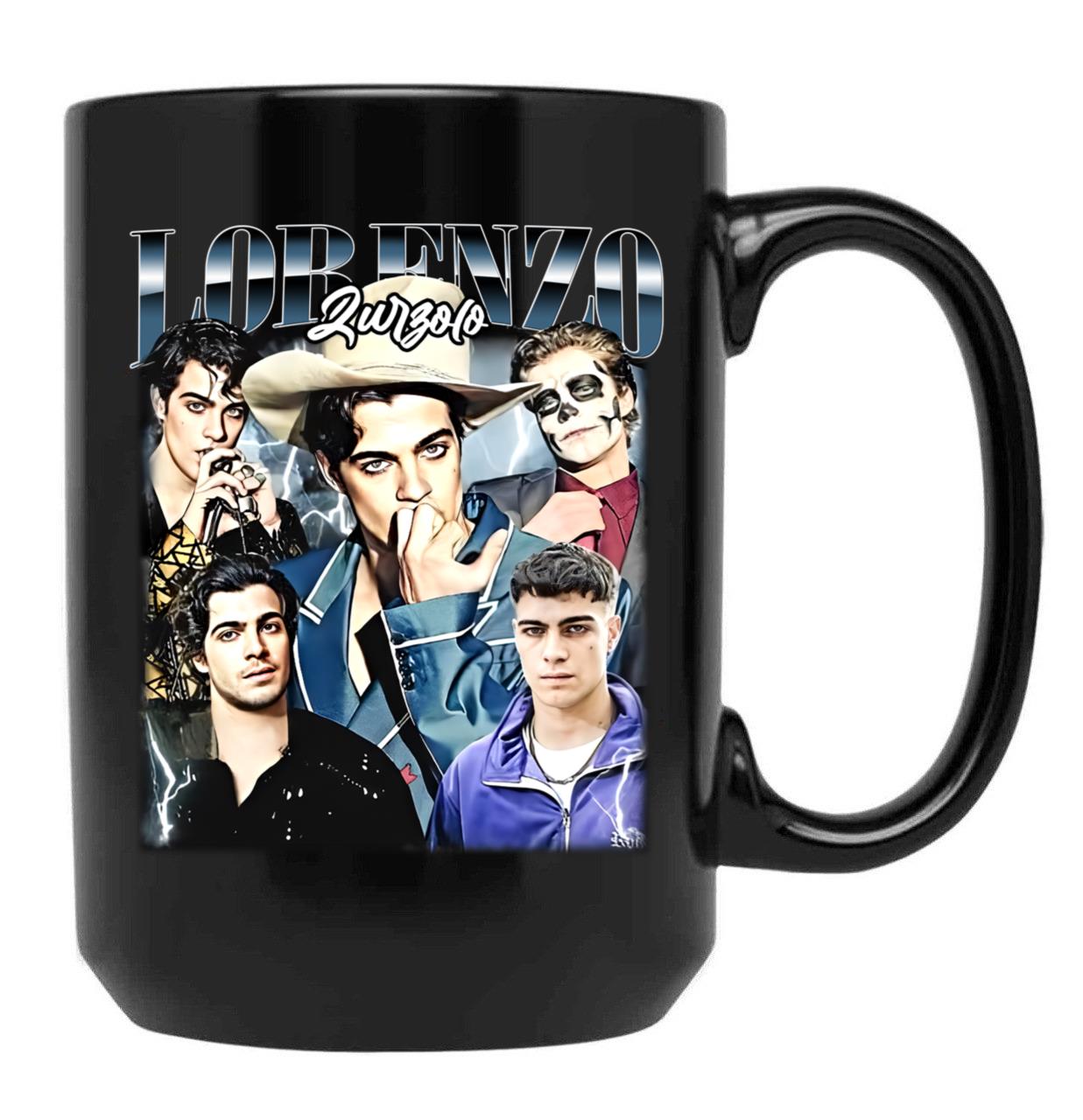 Limited Lorenzo Zurzolo Vintage Gift for Woman and Man Black Coffee Mug, Gift Coffee Mug