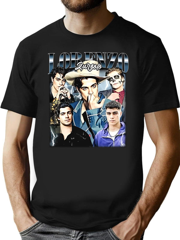 Limited Lorenzo Zurzolo Vintage Shirt Gift for Woman and Man Premium Heavyweight Cotton T-Shirt - Black