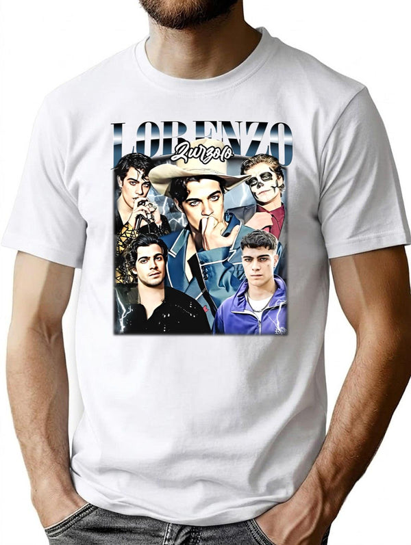 Limited Lorenzo Zurzolo Vintage Shirt Gift for Woman and Man Premium Heavyweight Cotton T-Shirt - White