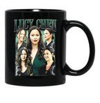 Limited Lucy Chen Vintage Gift for Woman and Man Black Coffee Mug, Gift Coffee Mug - Black