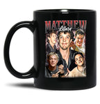 Limited Matthew Lillard Vintage Gift for Woman and Man Black Coffee Mug, Gift Coffee Mug