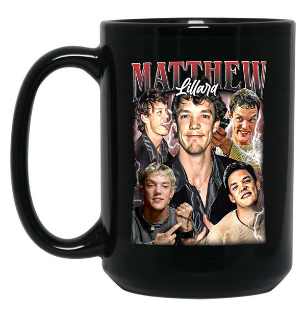 Limited Matthew Lillard Vintage Gift for Woman and Man Black Coffee Mug, Gift Coffee Mug - Black