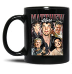 Limited Matthew Lillard Vintage Gift for Woman and Man2 Black Coffee Mug, Gift Coffee Mug