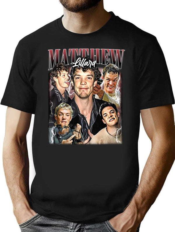 Limited Matthew Lillard Vintage Shirt Gift for Woman and Man2 Premium Heavyweight Cotton T-Shirt - Black