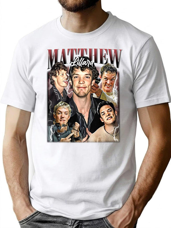 Limited Matthew Lillard Vintage Shirt Gift for Woman and Man2 Premium Heavyweight Cotton T-Shirt - White