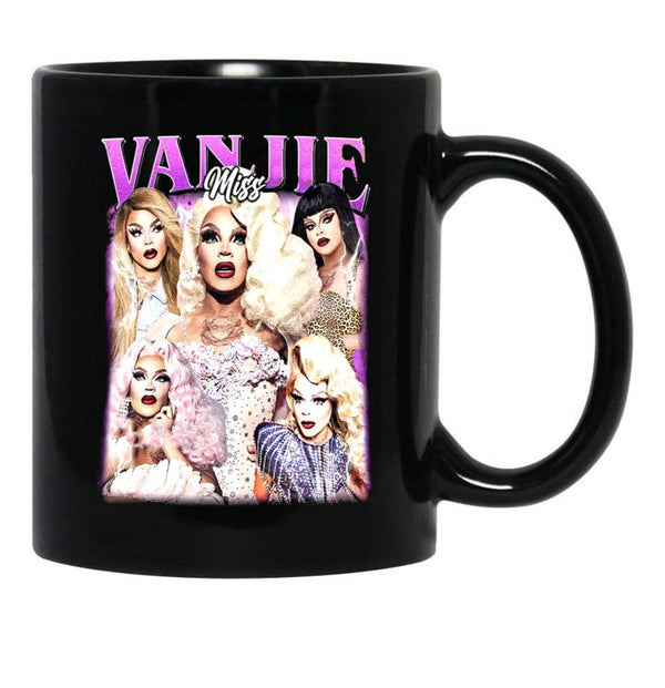 Limited Miss Vanjie Vintage Gift for Woman and Man Black Coffee Mug, Gift Coffee Mug - Black