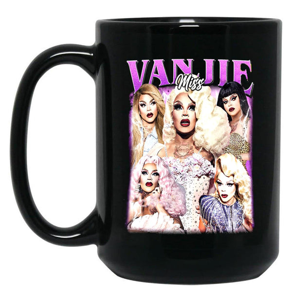 Limited Miss Vanjie Vintage Gift for Woman and Man Black Coffee Mug, Gift Coffee Mug - Black