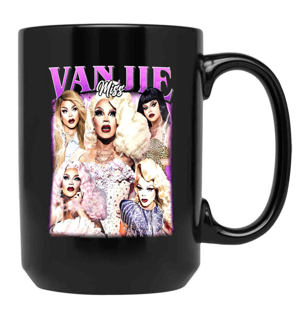Limited Miss Vanjie Vintage Gift for Woman and Man Black Coffee Mug, Gift Coffee Mug