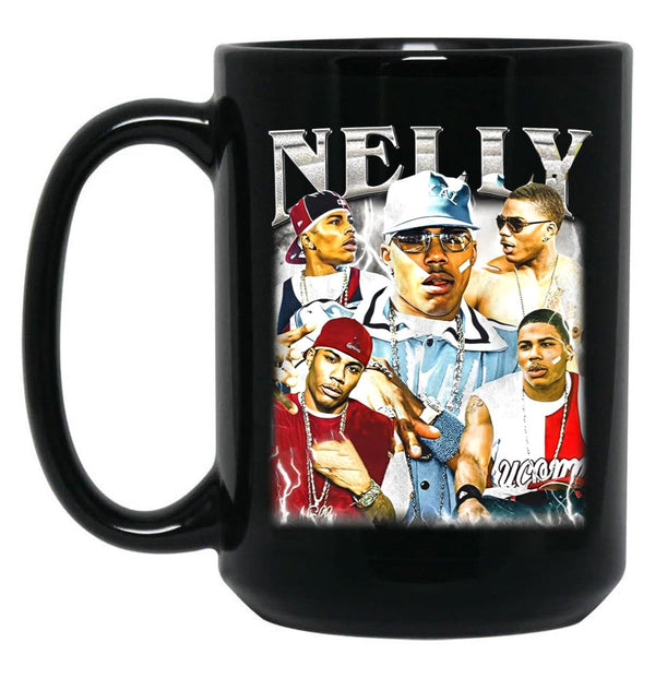 Limited Nelly Black Coffee Mug, Gift Coffee Mug - Black