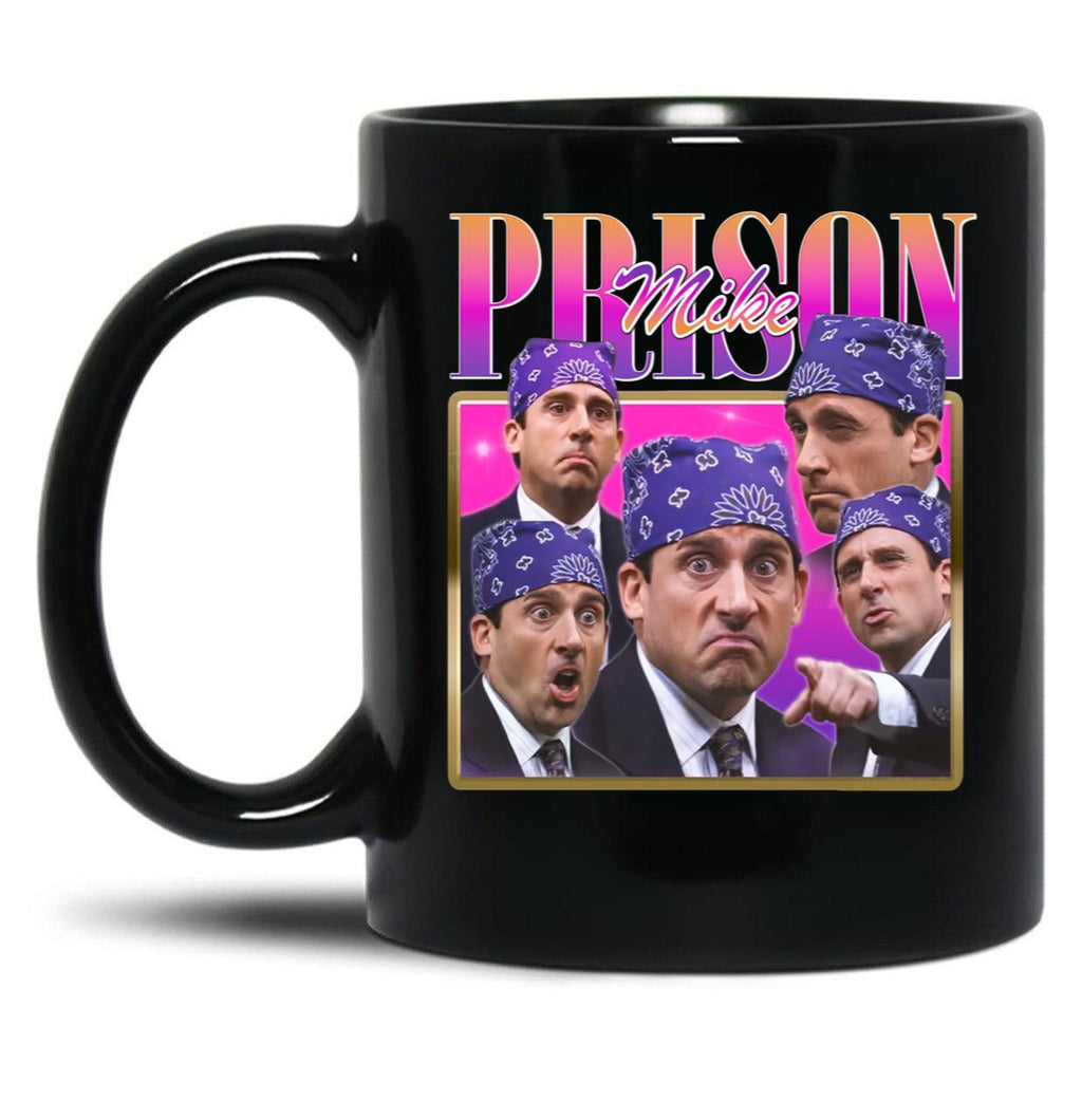 Limited Prison Mike Vintage Gift for Woman and Man Black Coffee Mug, Gift Coffee Mug
