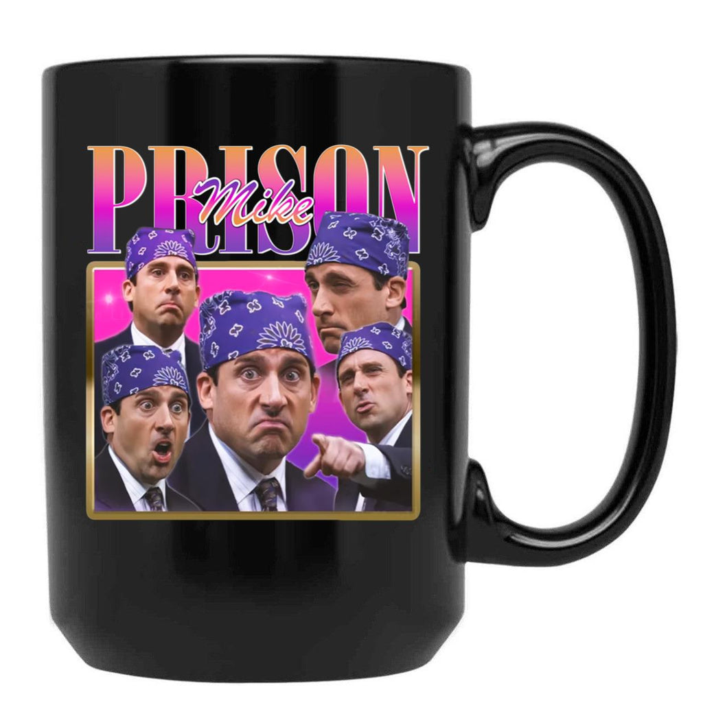 Limited Prison Mike Vintage Gift for Woman and Man Black Coffee Mug, Gift Coffee Mug