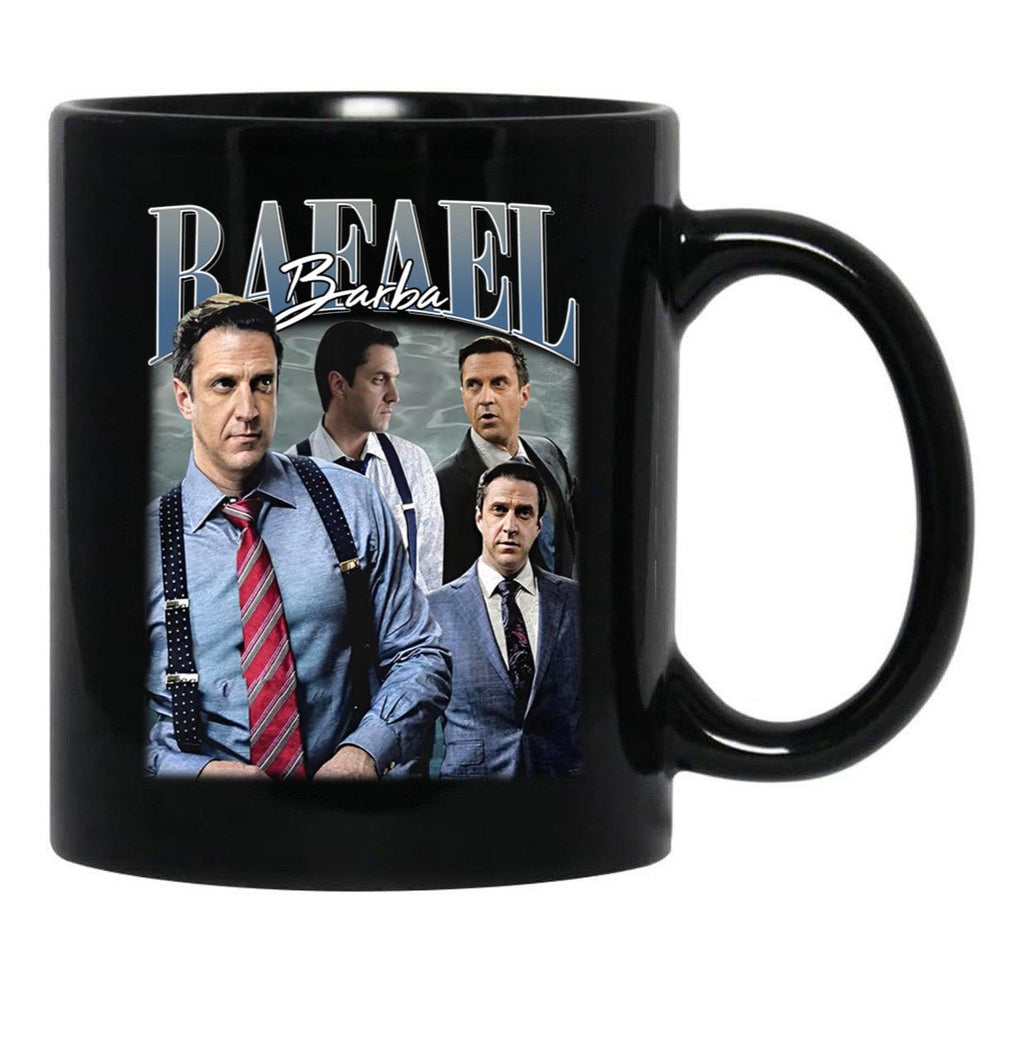Limited Rafael Barba Vintage Gift for Woman and Man Black Coffee Mug, Gift Coffee Mug - Black