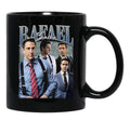 Limited Rafael Barba Vintage Gift for Woman and Man Black Coffee Mug, Gift Coffee Mug - Black