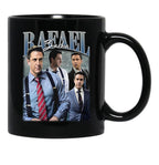 Limited Rafael Barba Vintage Gift for Woman and Man Black Coffee Mug, Gift Coffee Mug - Black