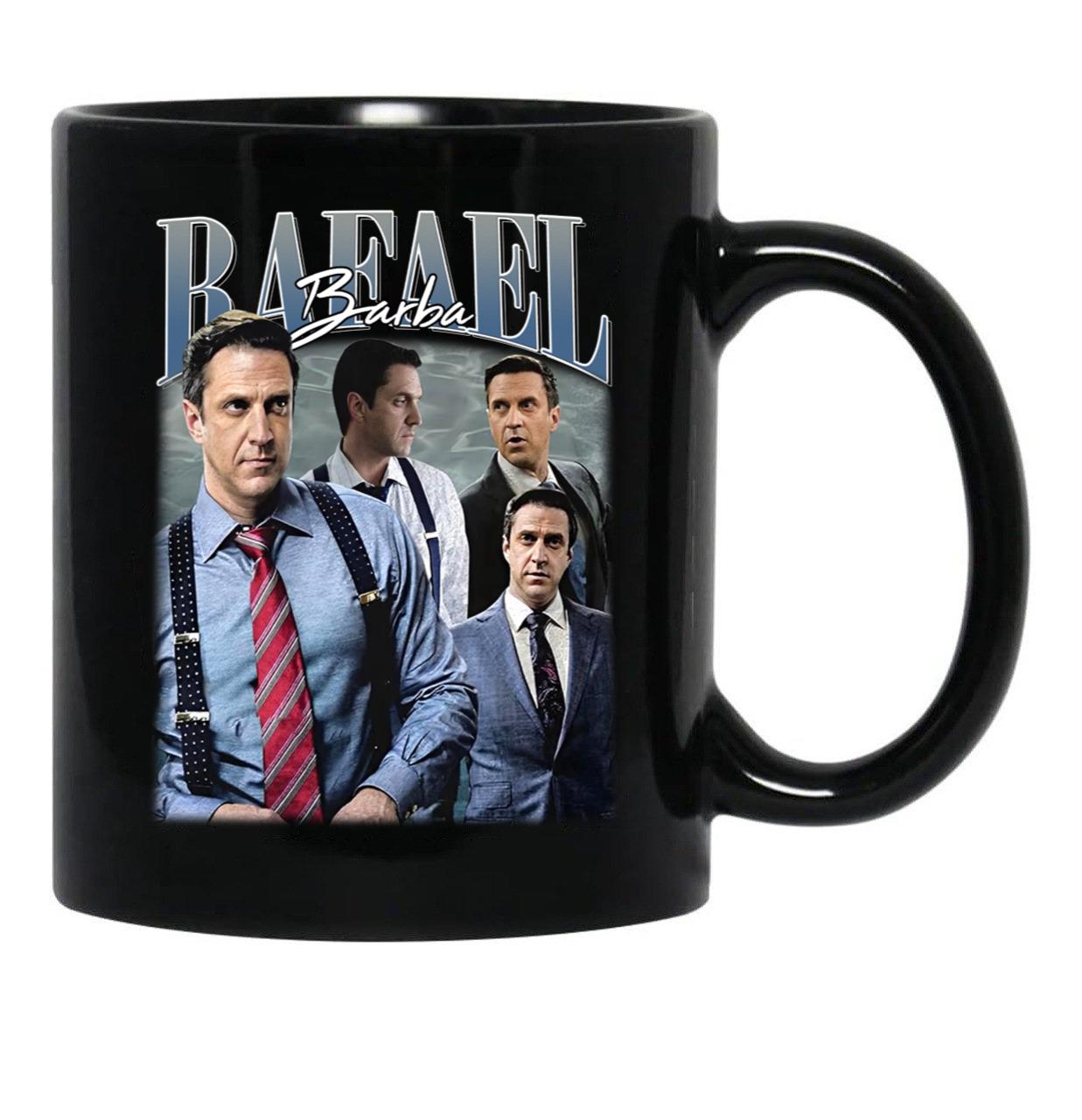 Limited Rafael Barba Vintage Gift for Woman and Man Black Coffee Mug, Gift Coffee Mug - Black